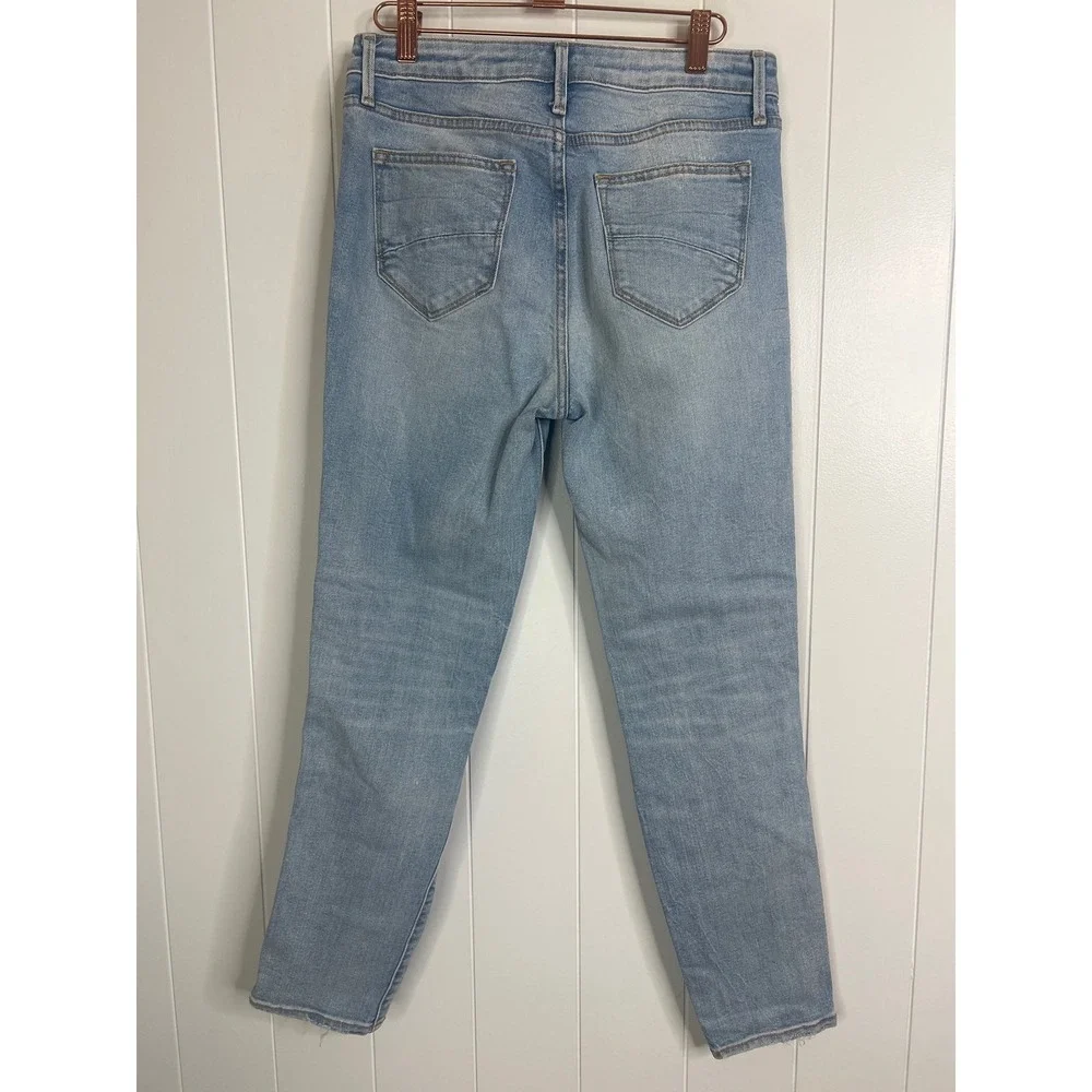 NWT Driftwood Gizelle Tucson Intentionally Distressed Light Wash Jeans Size 26‎